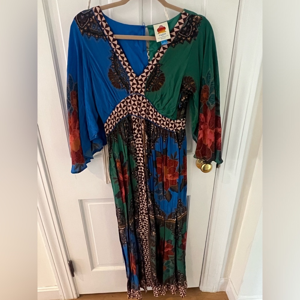 Farm Rio silk dress